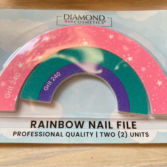 Pedicure Gift Set Rainbow Colorful Hand Fingernail and Foot File and Foot Soak - Picture 7 of 15